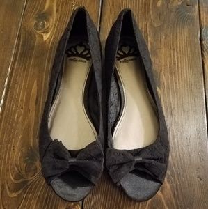Fergalicious Open Toe Flats